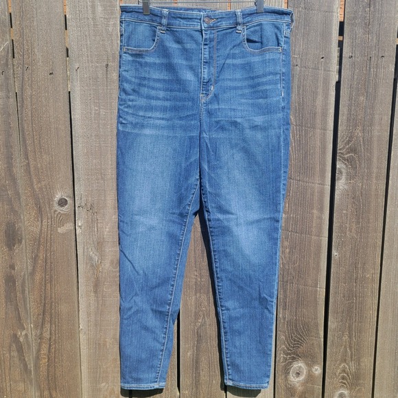 American Eagle Outfitters Denim - American Eagle Highest Rise Jegging Womens 16 R Plus Next Level Stretch Denim